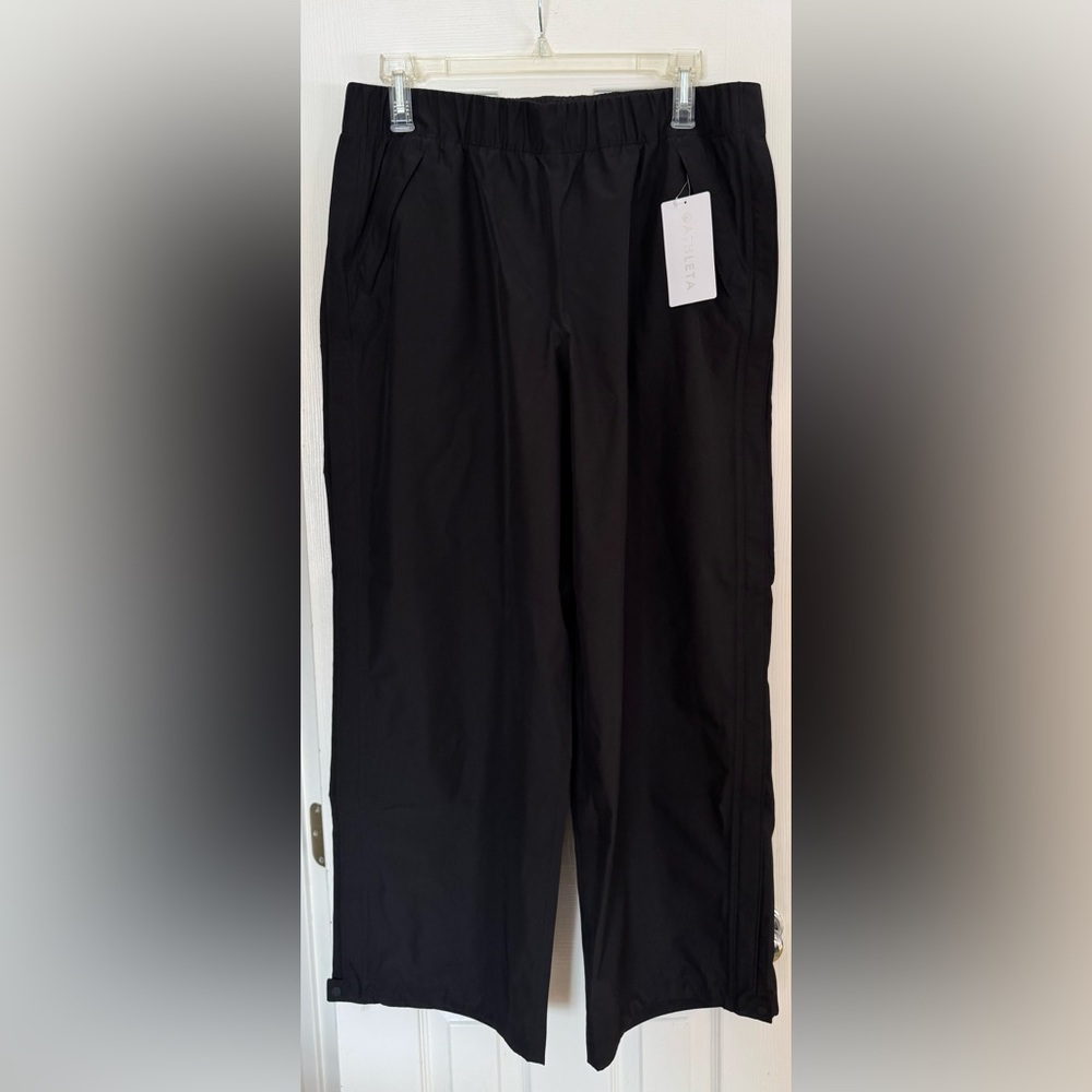 Athleta Black Rainout Traverse Pants